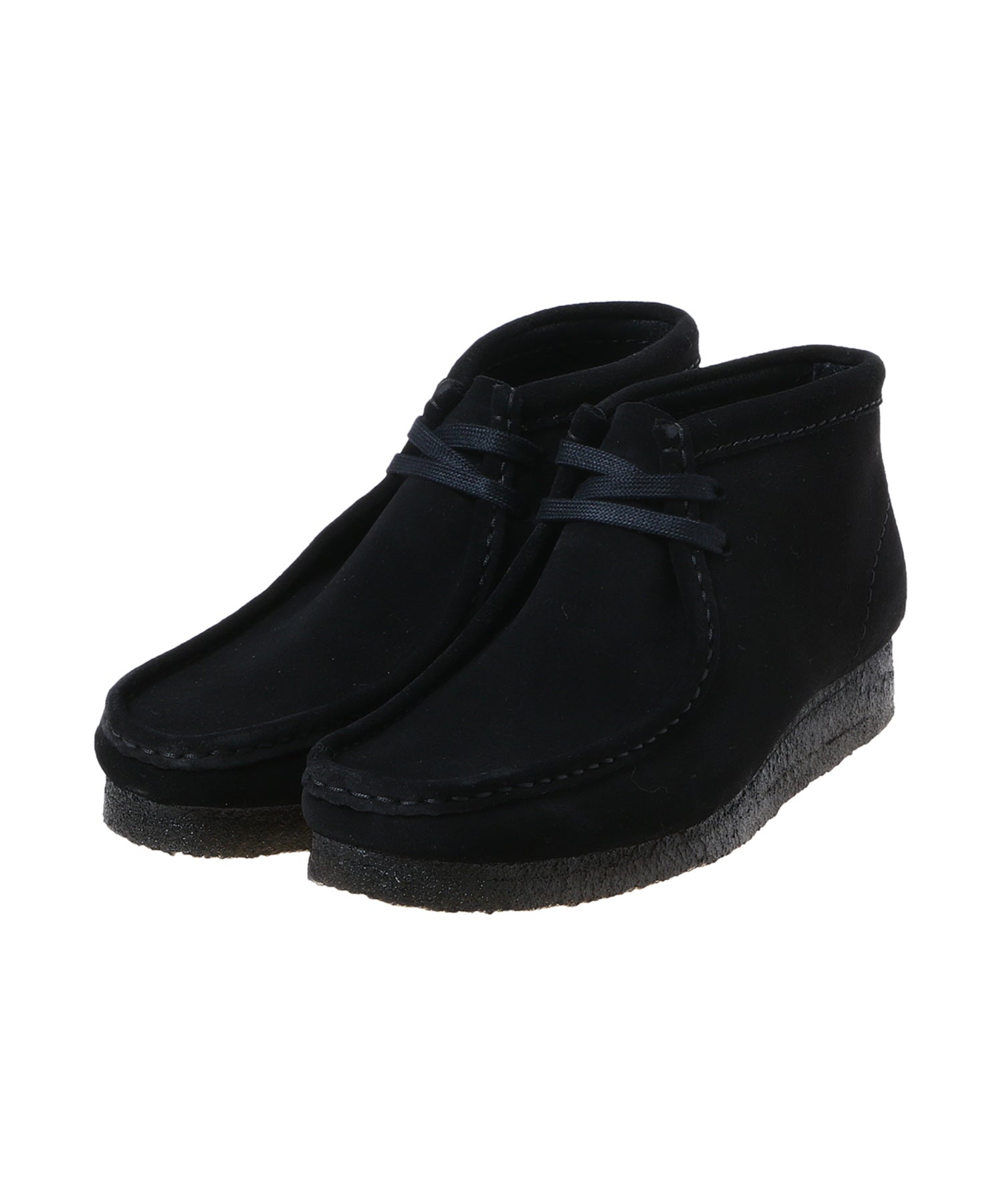 Clarks / クラークス / Wallabee Boot. Black Sde