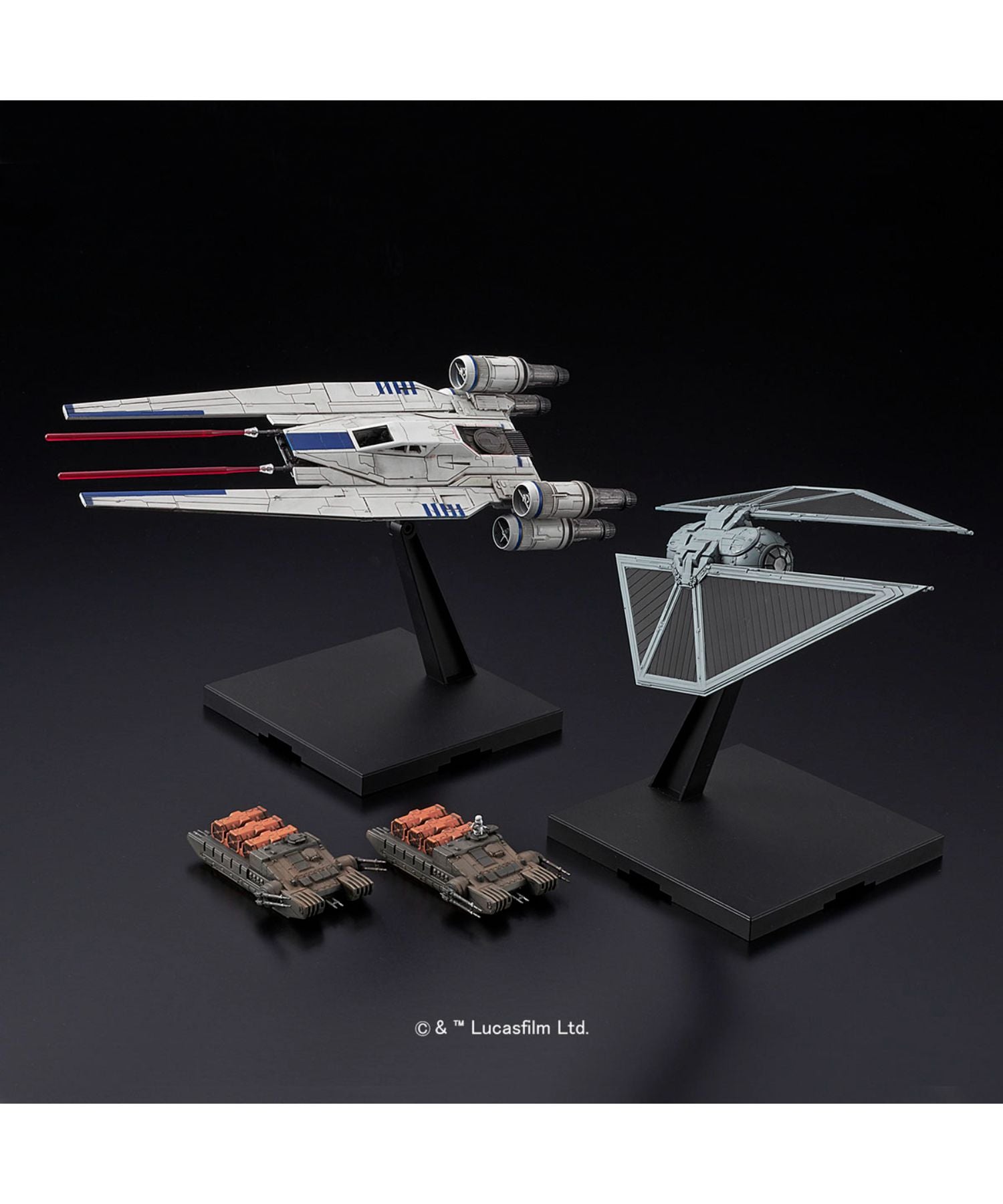 1/144 Uウイング・ファイター&タイ・ストライカー/BANDAI 1/144 Uウイング・ファイター&タイ・ストライカー/BANDAI