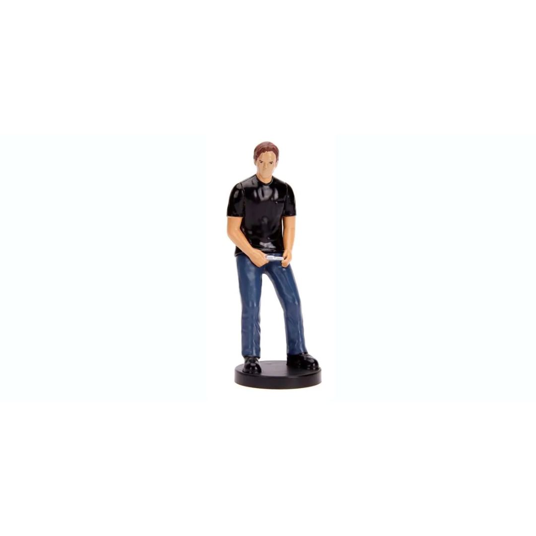 "JADA TOYS 1/18 F&F 1995 トヨタ スープラ オレンジ (ブライアン) ブライアンフィギュア付/ライト点灯" - 4548565434947