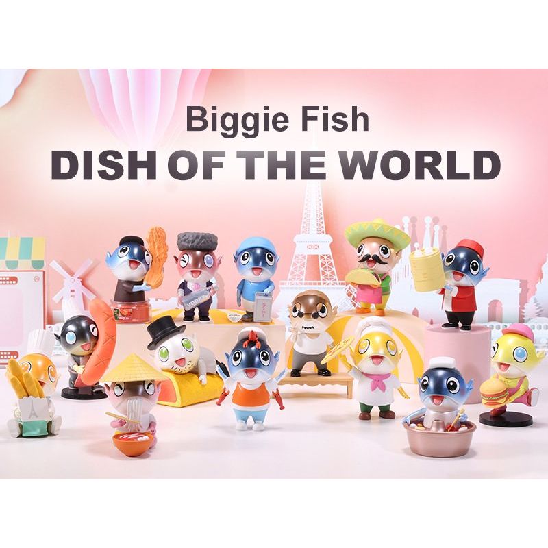 POP MART BIGGIE FISH DISH OF THE WORLD(BOX)