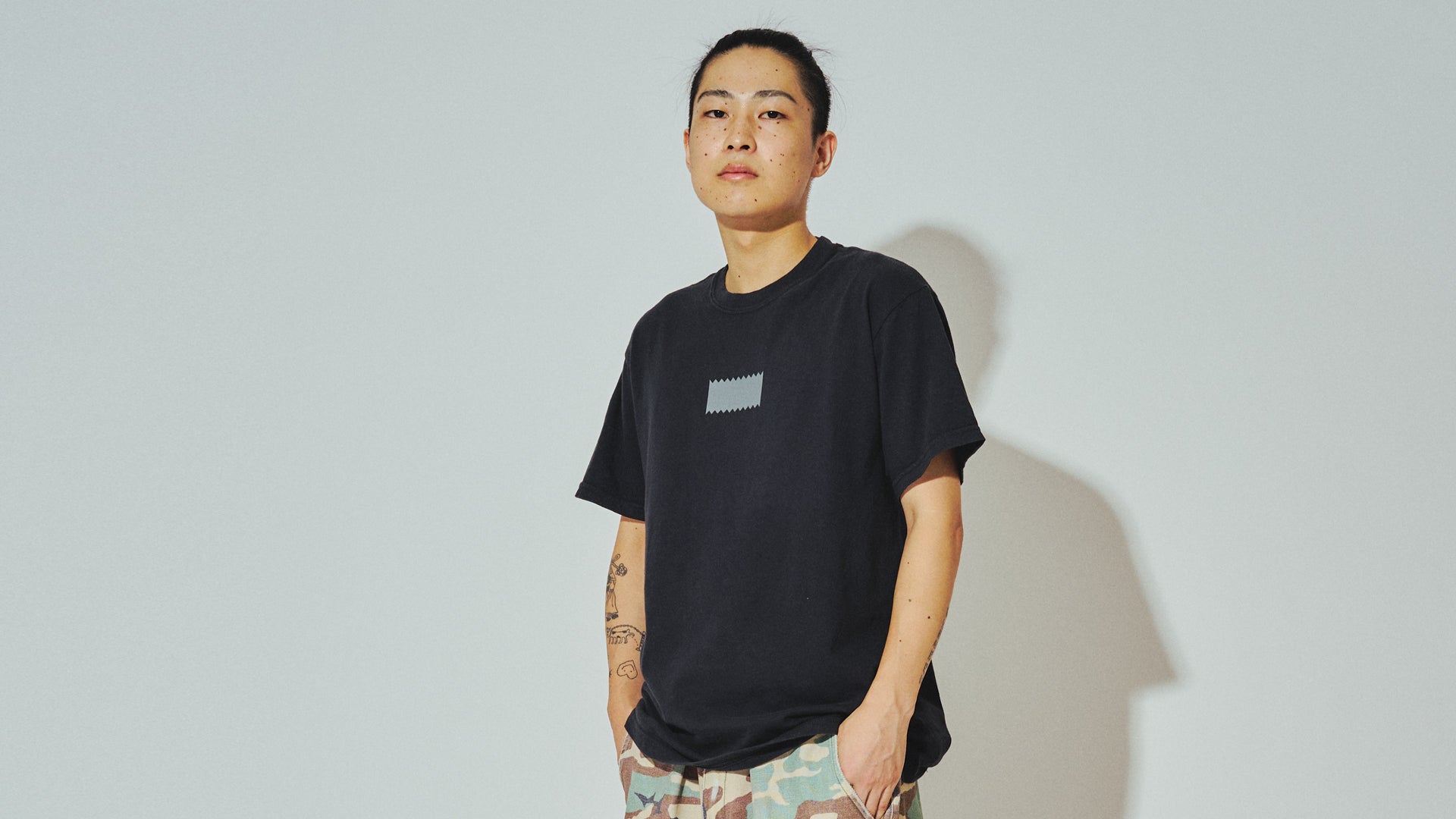 BAIT SNAPS “Tonal Box Only Washed Sstee”