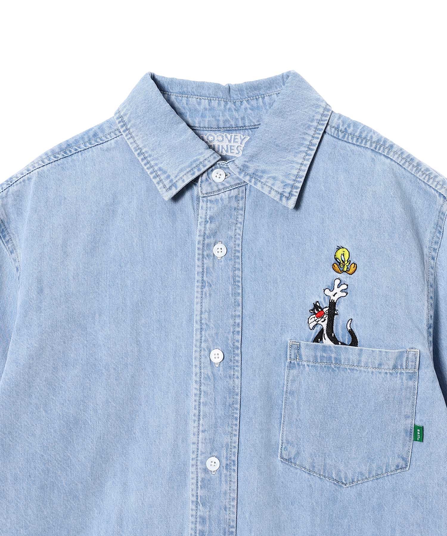 Looney Tunes Denim Emb Shirt