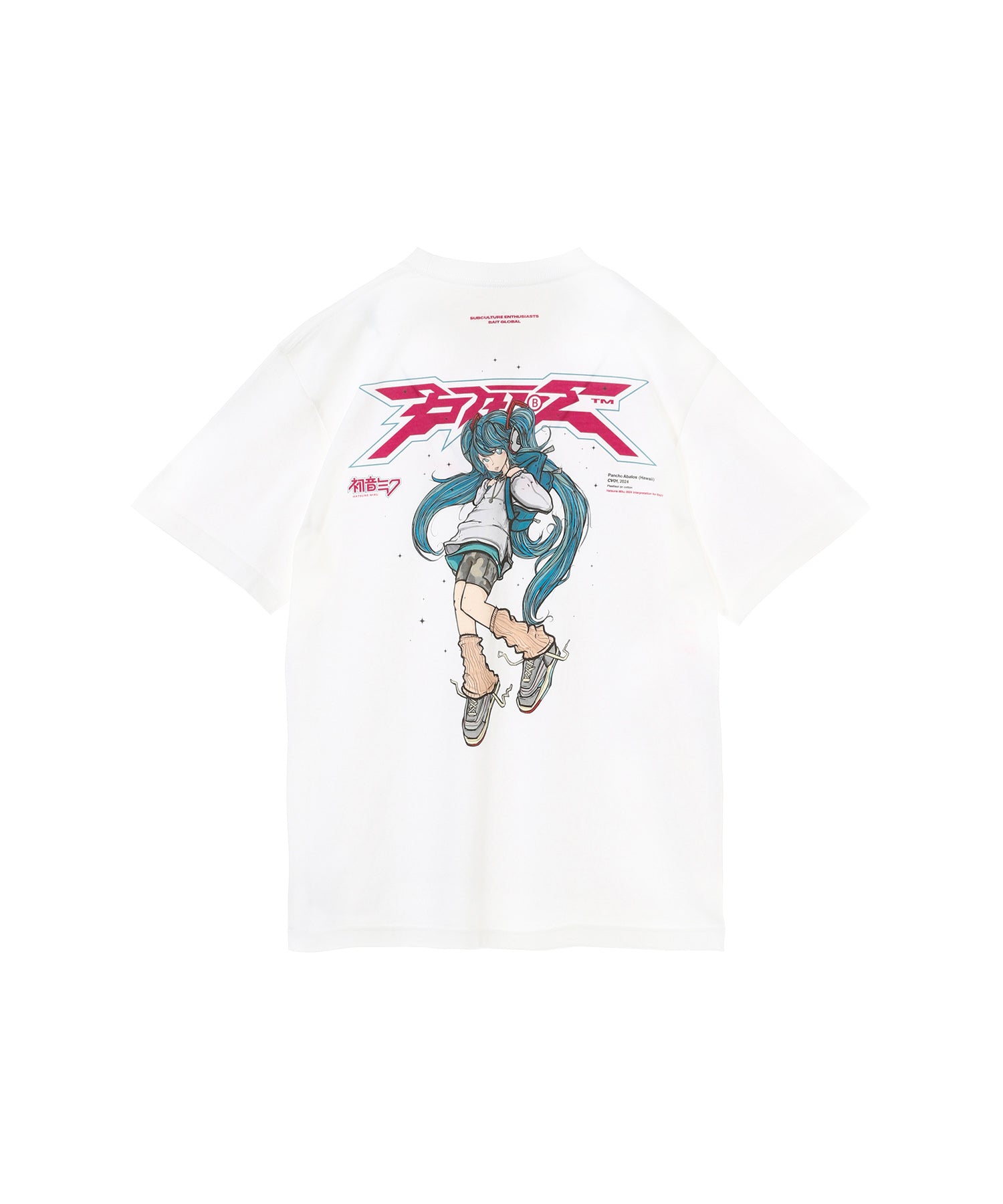 BAIT /ベイト/ Hatsune Miku×Bait×Pancho Abalos Tee