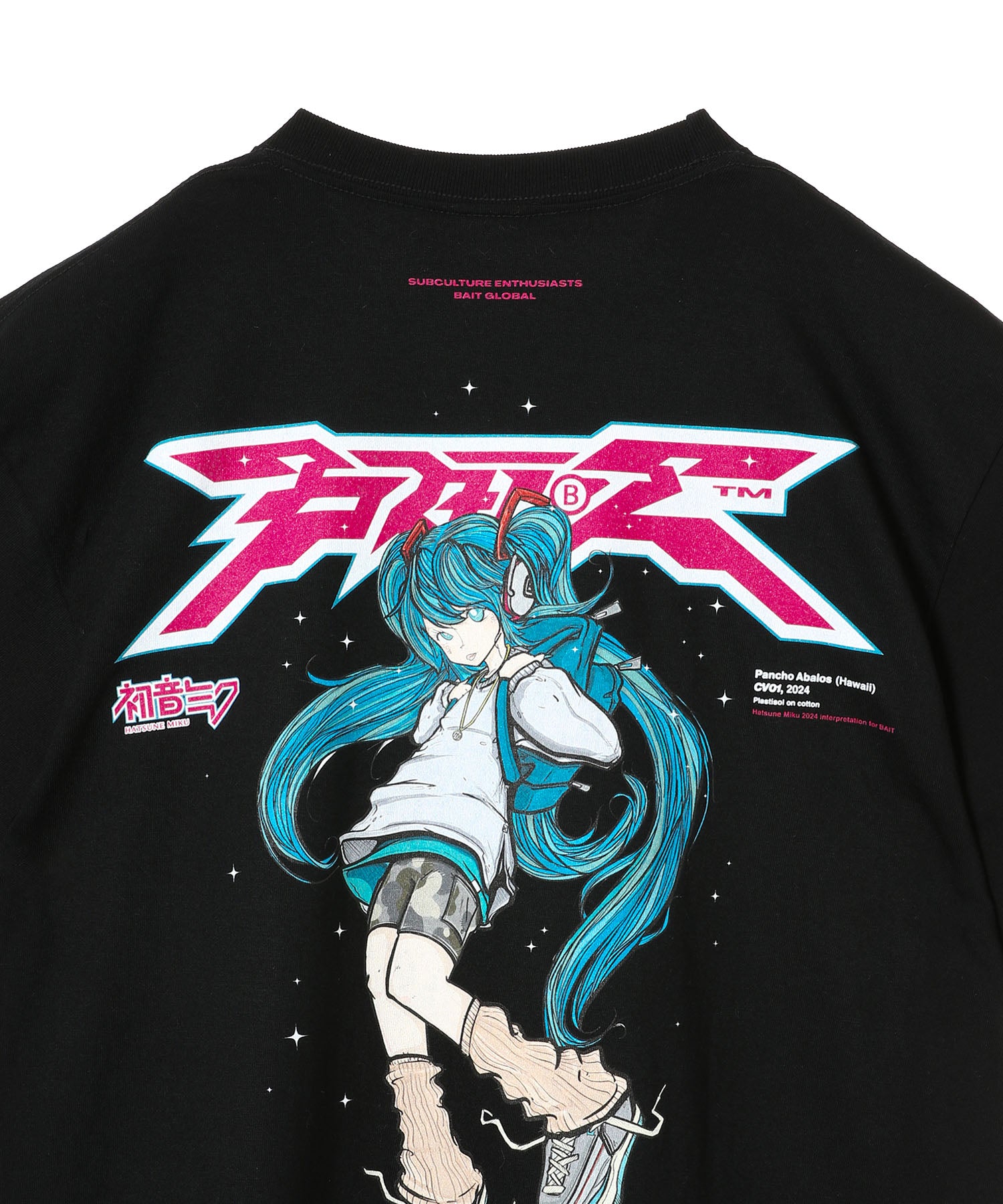 BAIT /ベイト/ Hatsune Miku×Bait×Pancho Abalos Tee