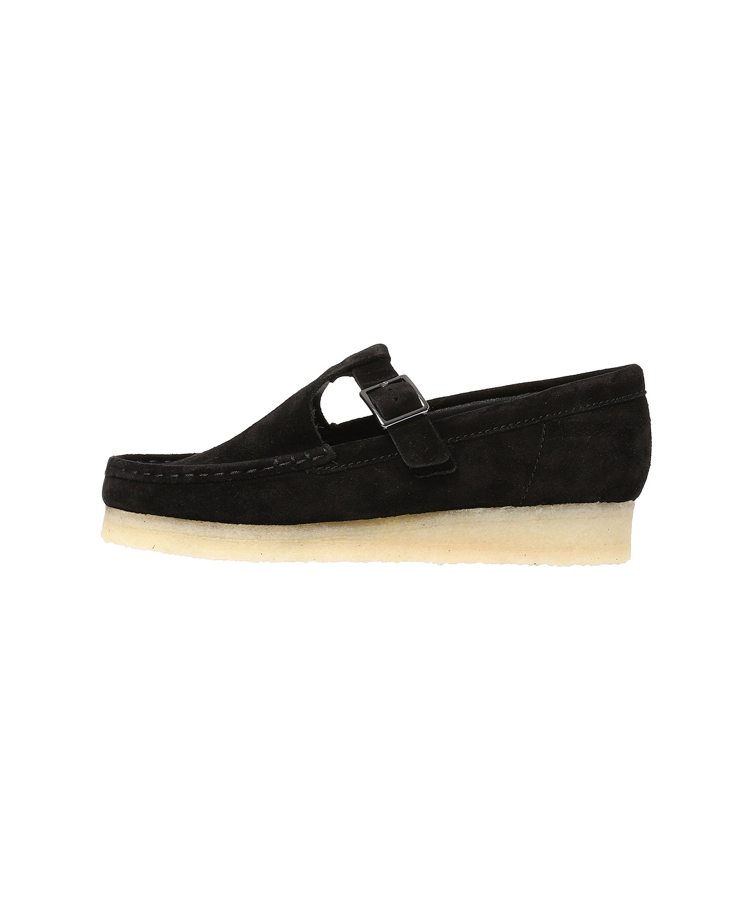 Clarks / クラークス / Wallabee T Bar Black Sde