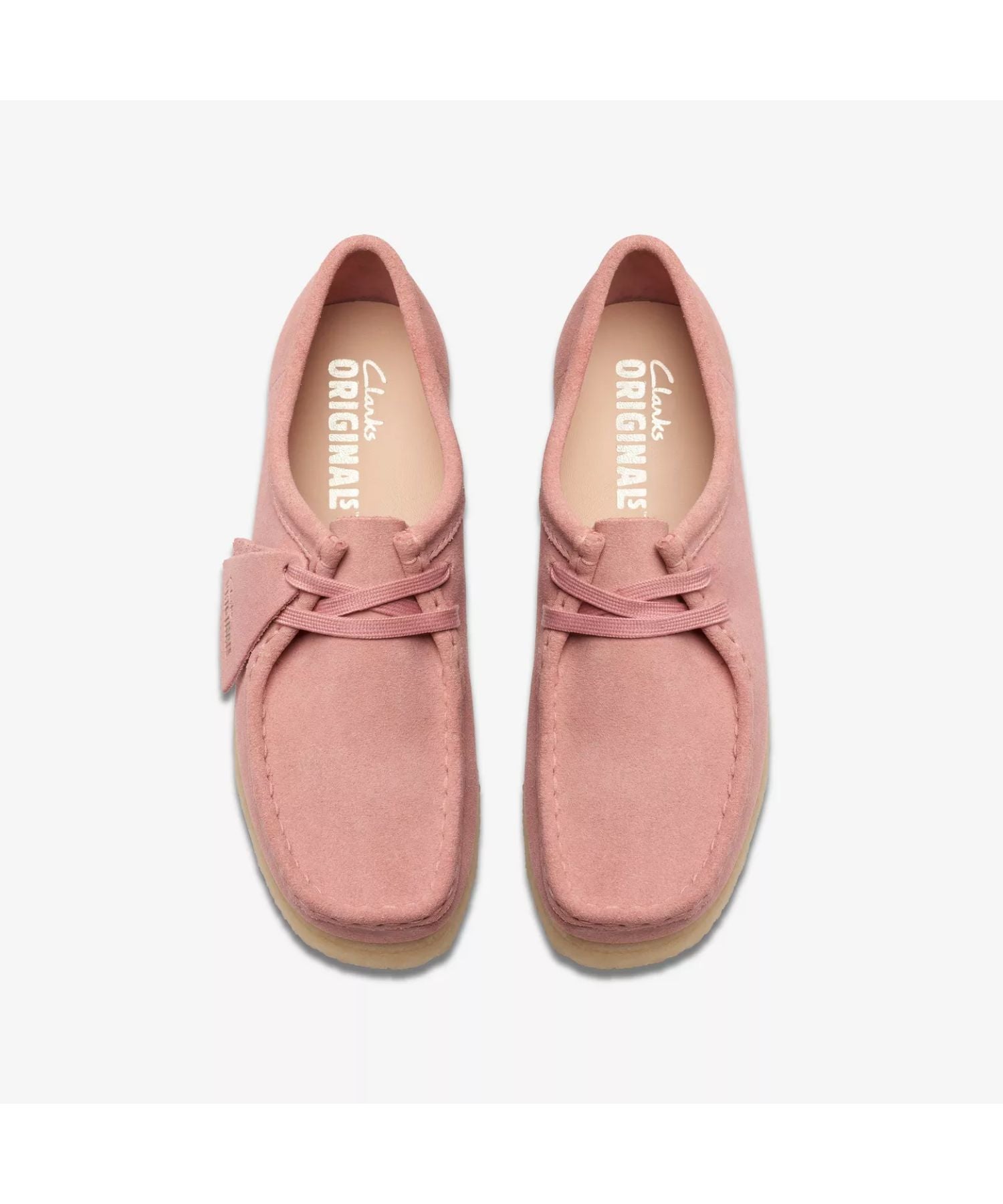 Clarks / クラークス / Wallabee. Blush Pink Suede