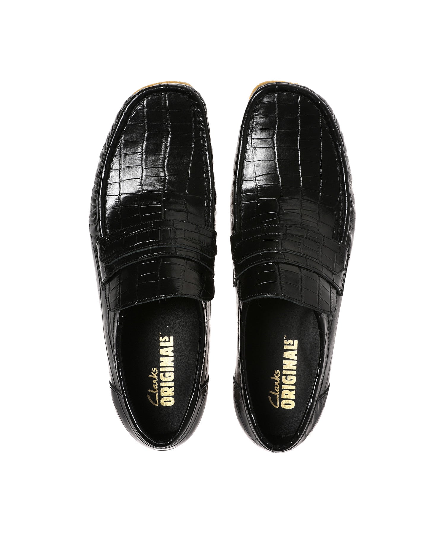 Clarks /クラークス/ Wallabeeloafer Black Croc