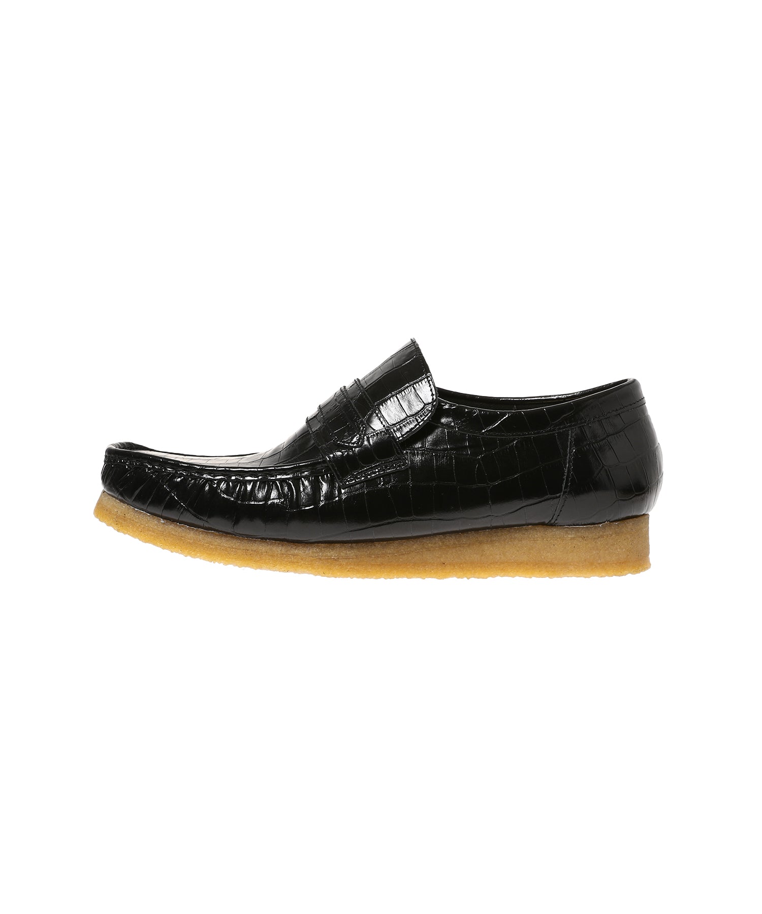 Clarks /クラークス/ Wallabeeloafer Black Croc