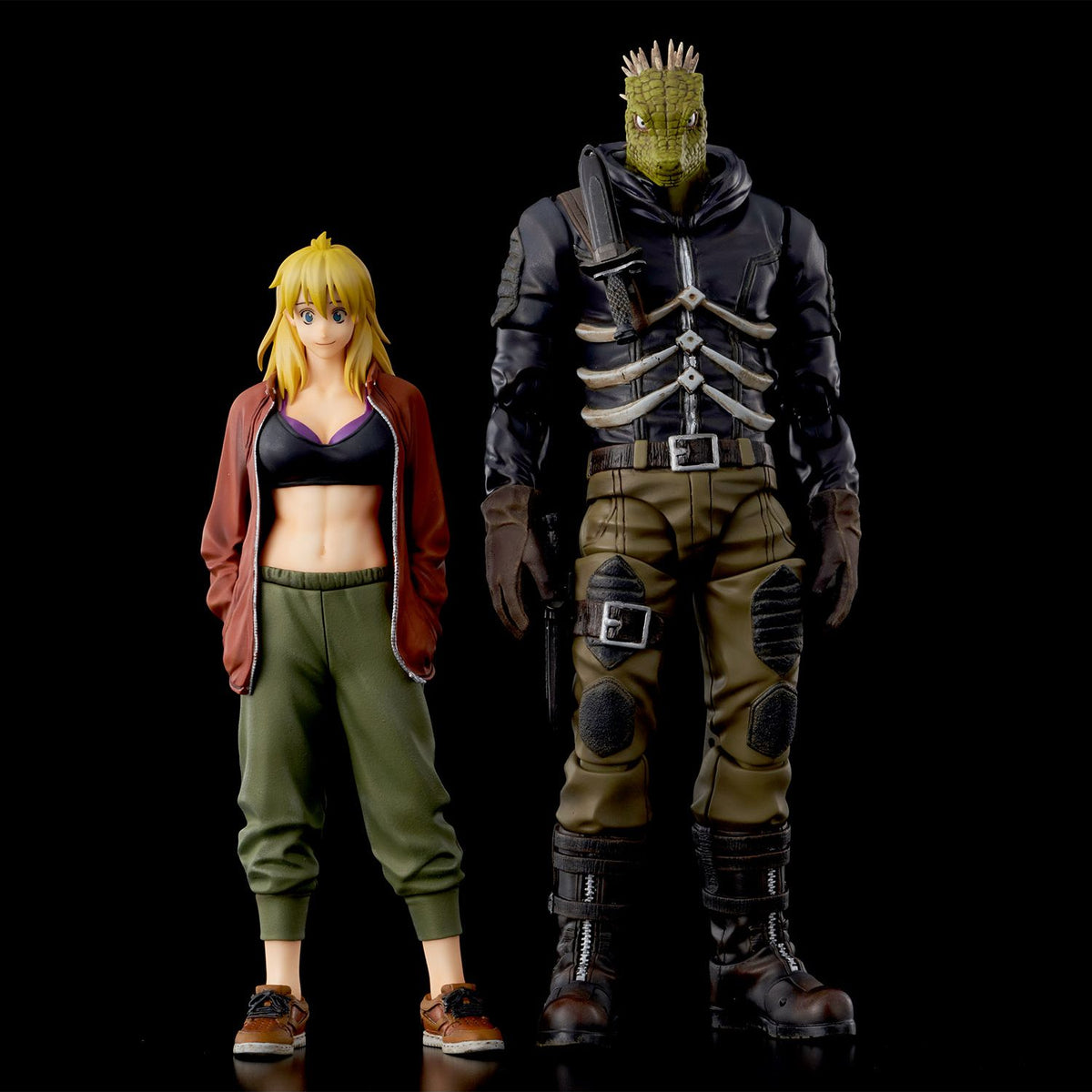 漫画「ドロヘドロ」カイマン & 心の1/6スケールフィギュアが待望