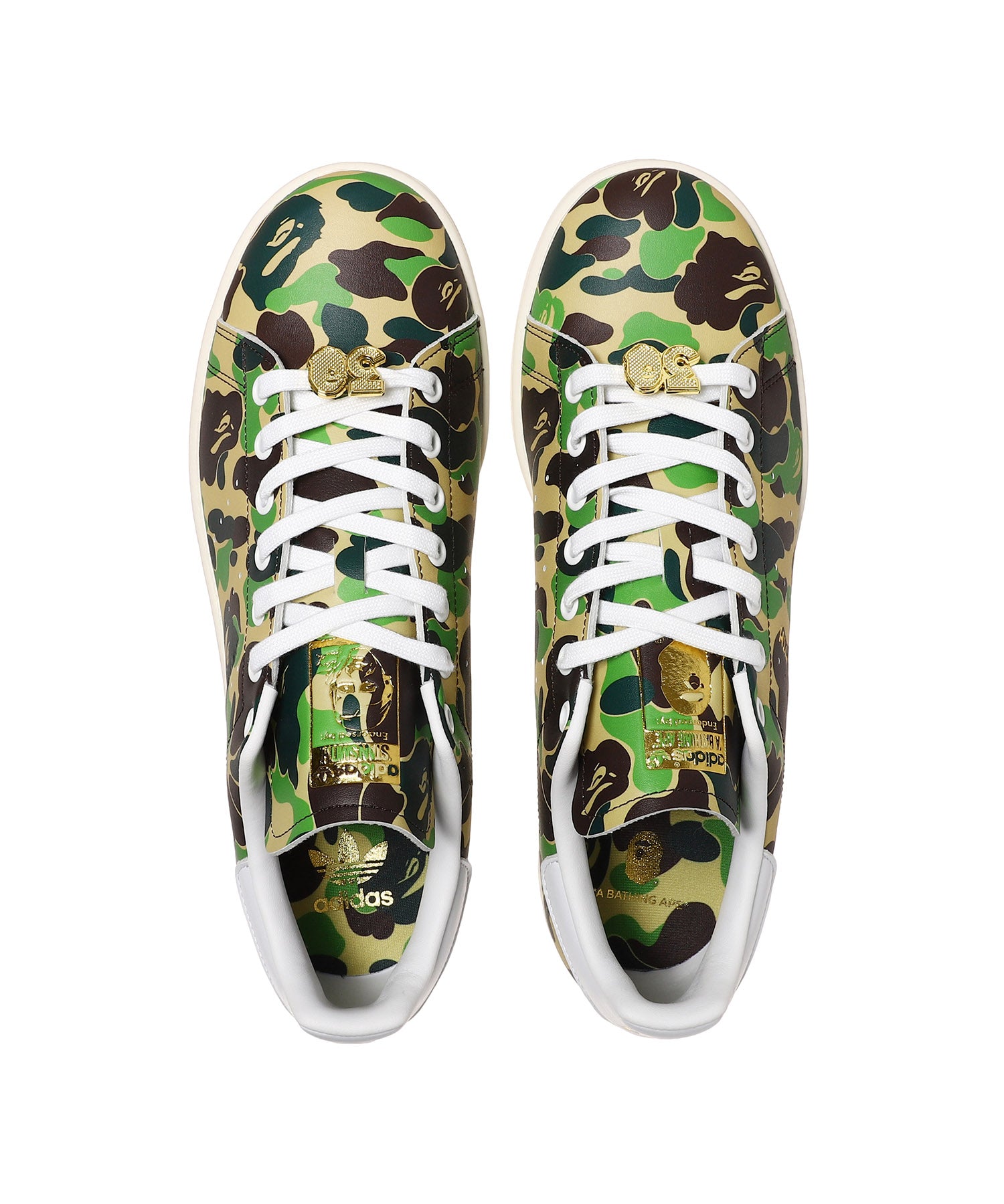 adidas◇タグ付 Stan Smith Bape ローカットスニーカー US9.5 グリーン