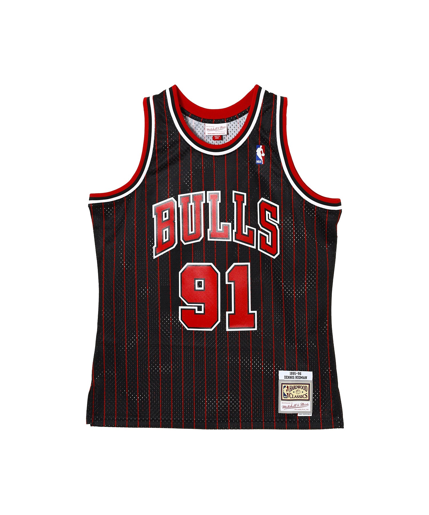 Mitchell & Ness / ミッチェルアンドネス / Swingman Jersey Cbu Black - #91 D Rodman