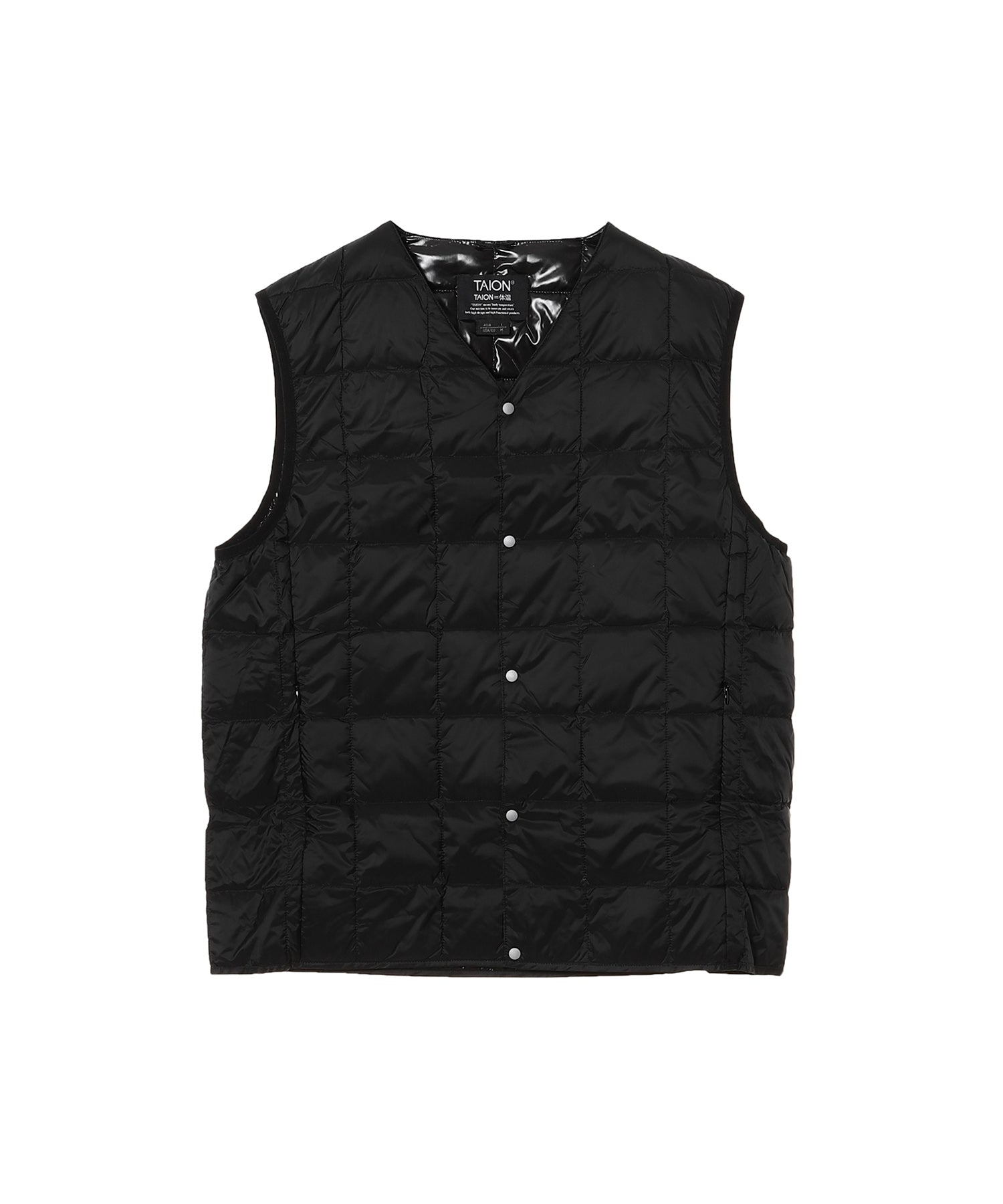 TAION /タイオン/ Mens V-Neck Down Vest