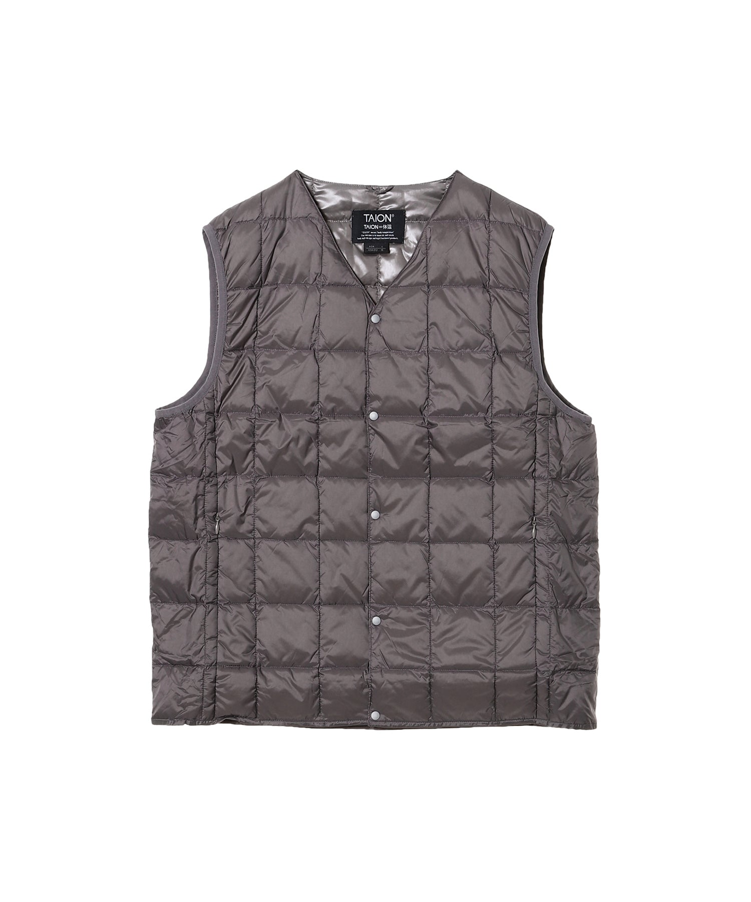 TAION /タイオン/ Mens V-Neck Down Vest