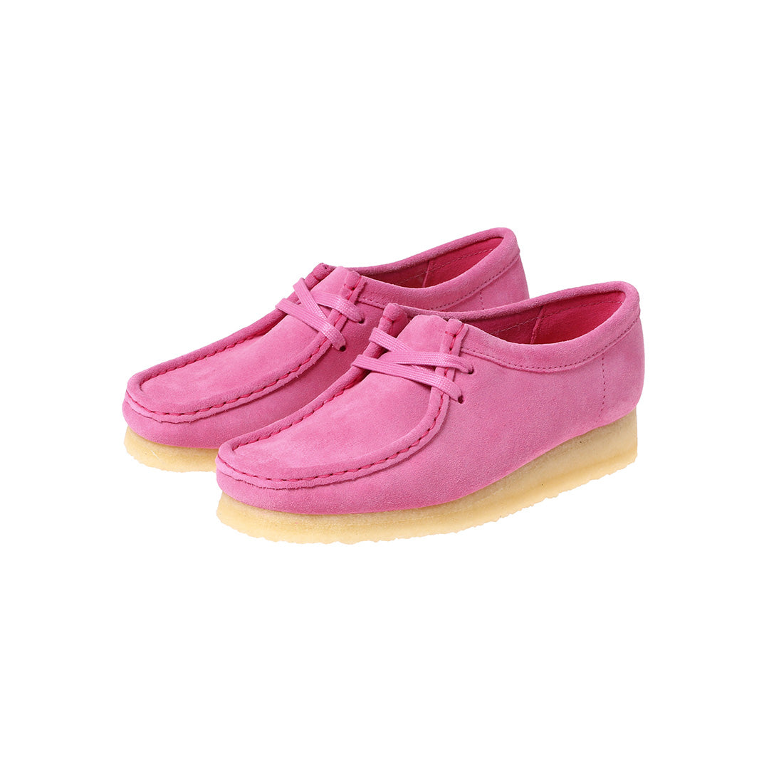 "Clarks Wallabee. Pink Suede" - 26169914