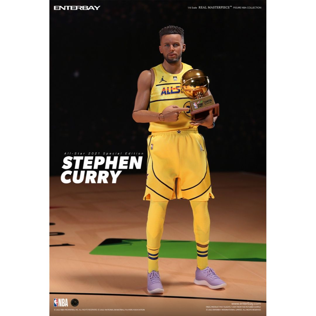 エンターベイ リアルマスターピース NBAコレクション/ ステフィン・カリー 1/6 コレクティブル フィギュア 2021