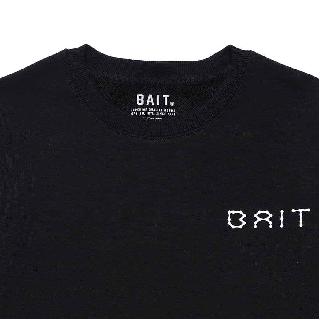 < BAIT BAIT BONES CREW SWEAT > - 235-BAT-CRW-001