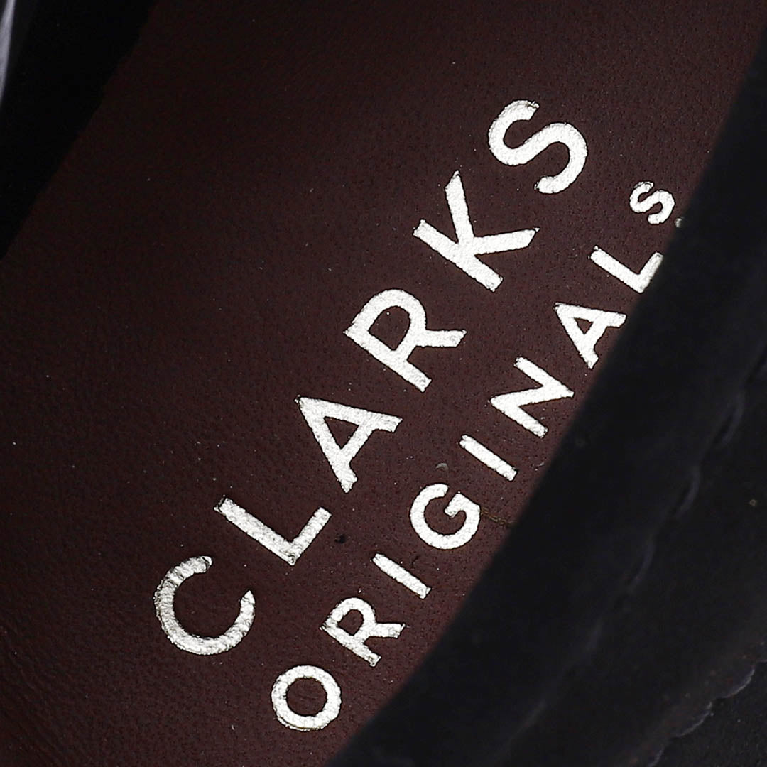 "Clarks Wallabee Boot Black Sde" - 26155517