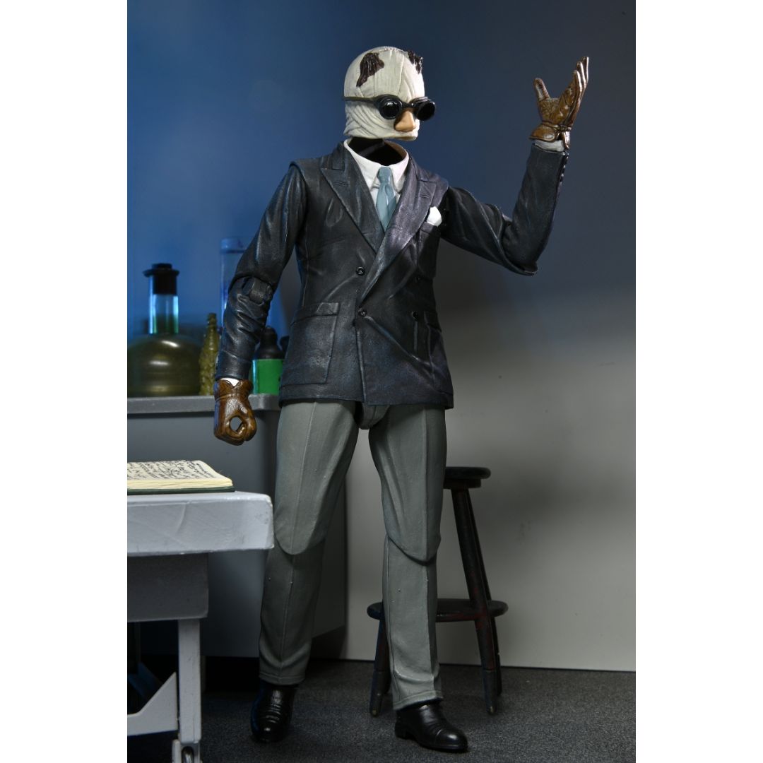 "NECA ユニバーサルモンスター/ 透明人間 Invisible Man: ジャック・グリフィン博士 アルティメット 7インチ アクションフィギュア" - 4580714120981